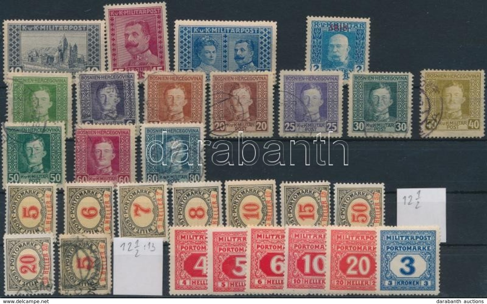 * O 1917-1918 29 Db Bélyeg (41.300) - Altri & Non Classificati