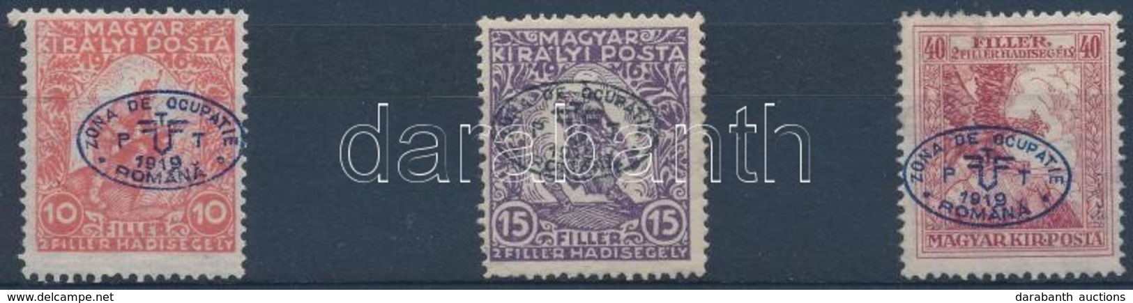 ** Debrecen I. 1919 Hadisegély III. Sor Bodor Vizsgálójellel (13.000) - Other & Unclassified