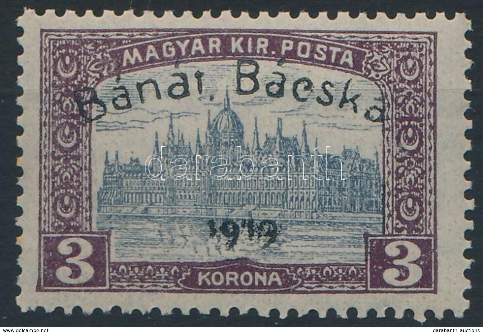 ** Bánát-Bácska 1919 Parlament 3K Garancia Nélkül (**20.000) - Other & Unclassified