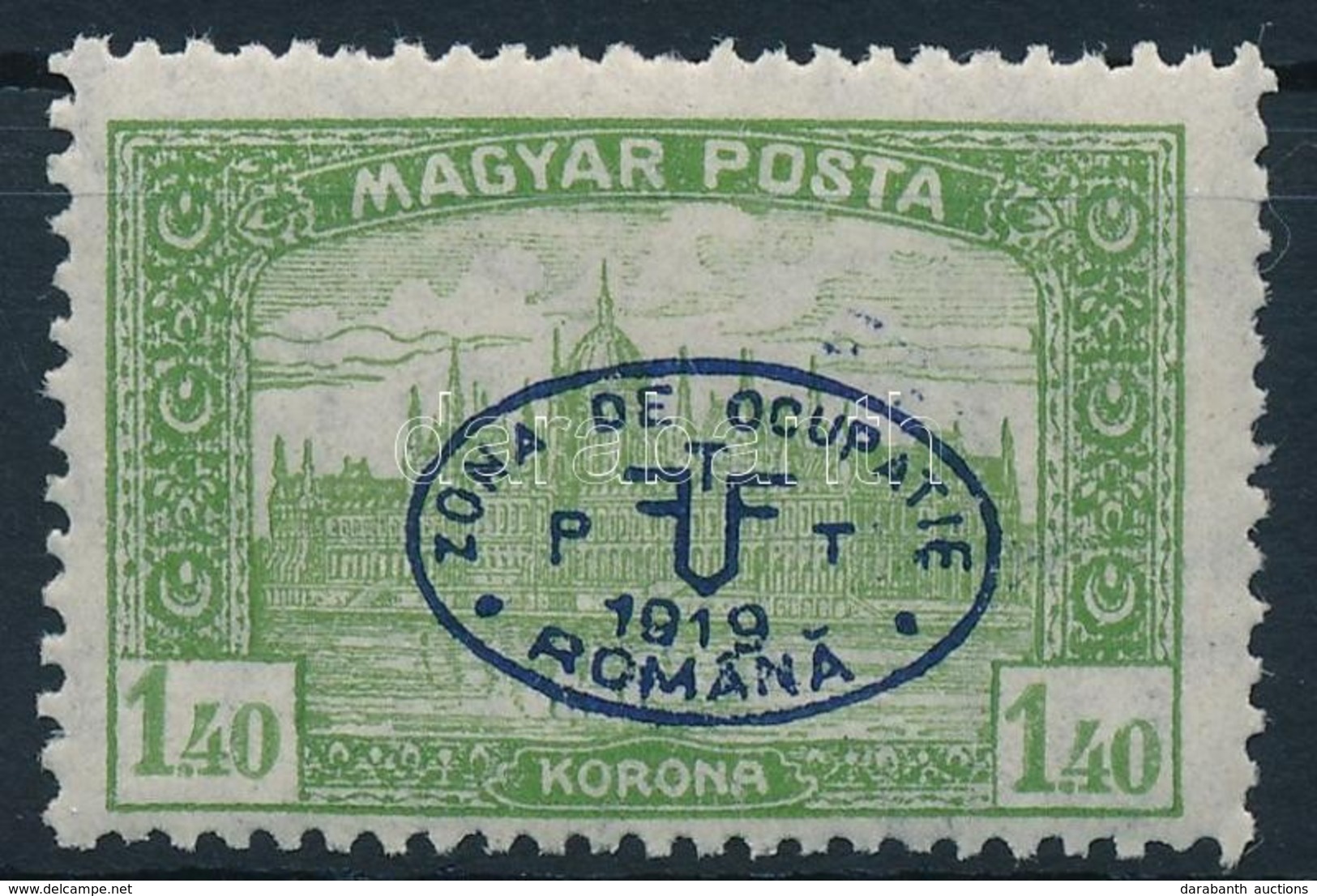 * Debrecen I. 1919 Magyar Posta 1,40 K Garancia Nélkül (**50.000) - Other & Unclassified