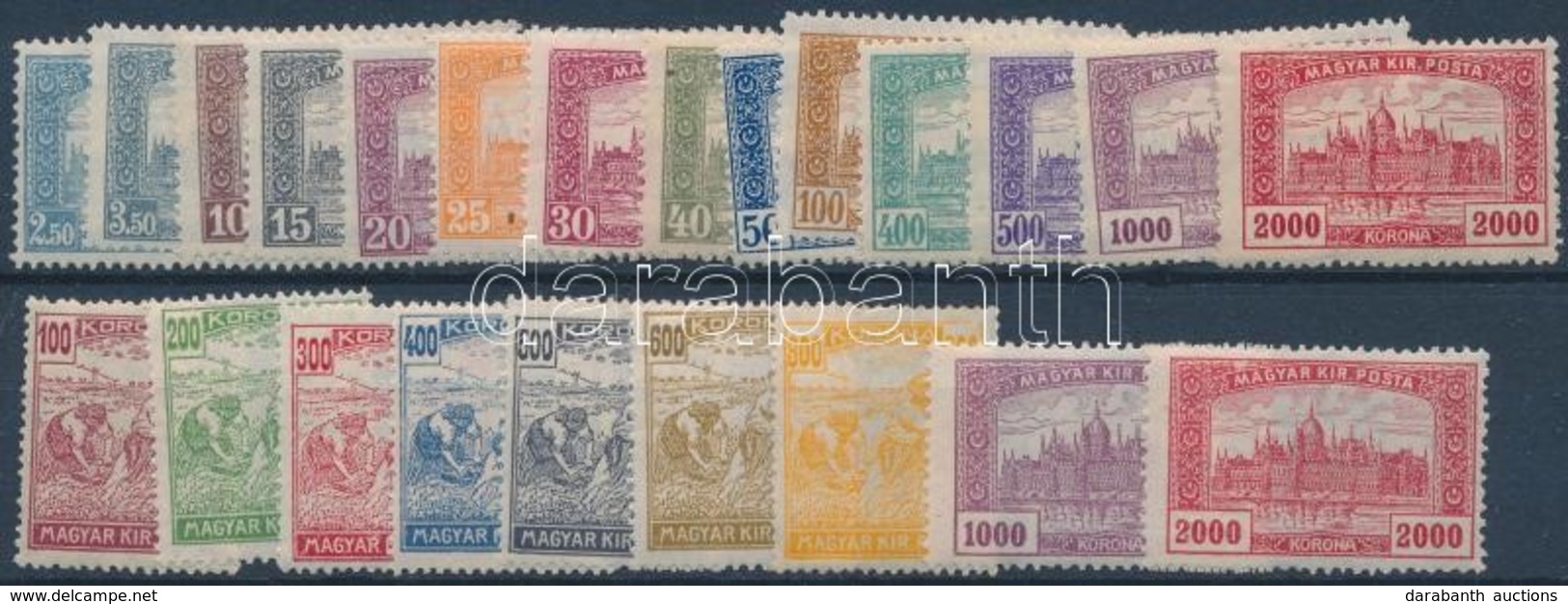 ** 1921/1923 Parlament Sor + 1924 Arató-Parlament Sor (7.600) - Other & Unclassified