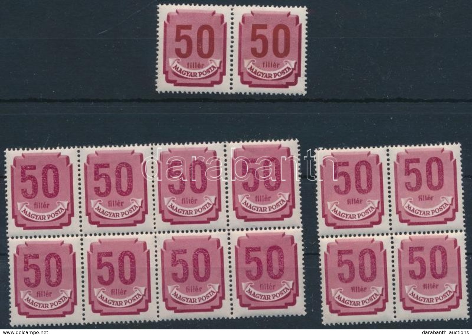 ** 1946 Portó 50f Pár, Négyestömb, Nyolcastömb - Other & Unclassified