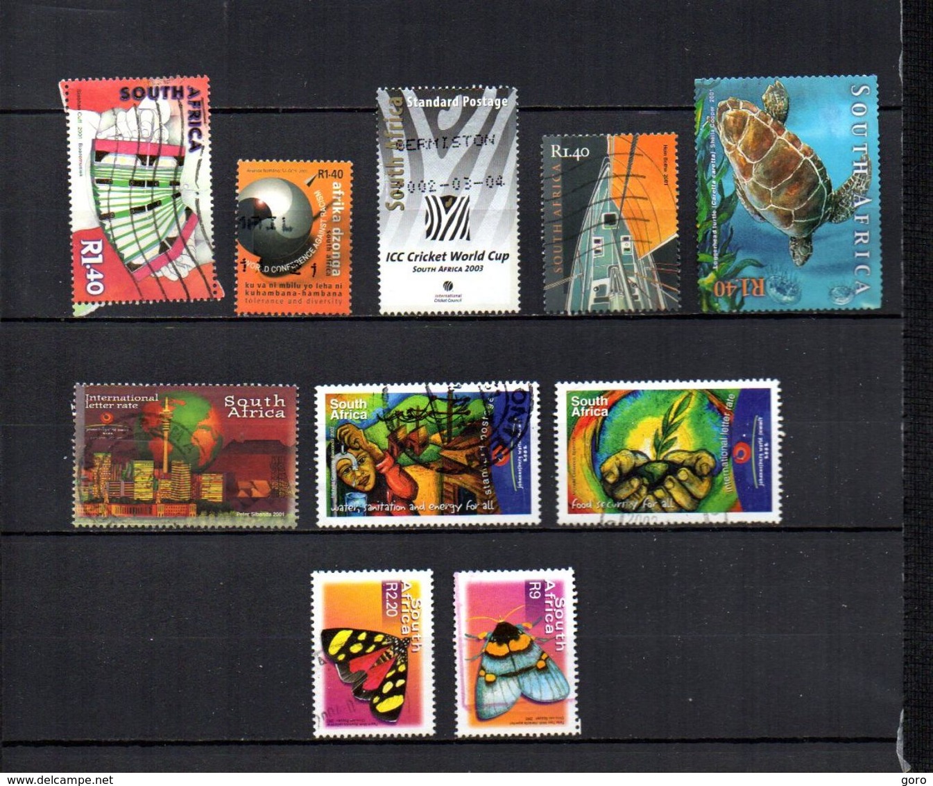 Africa Del Sur  2001-2002  .-   Y&T  Nº   1177-1183-1195-1196-1198-1207-1209/1210-1212-1214 - Used Stamps