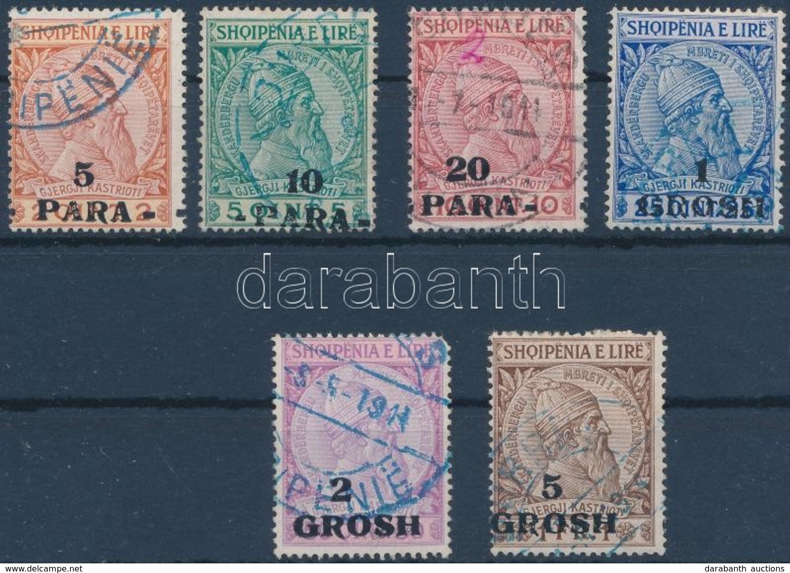 O 1914 Forgalmi Sor Mi 41-46 - Other & Unclassified