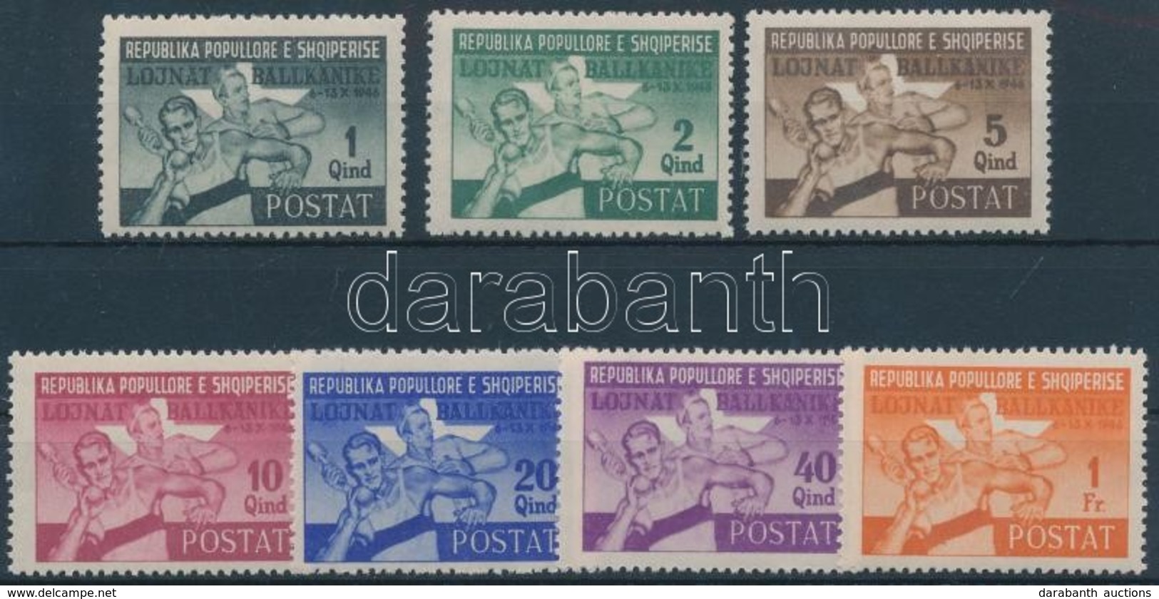 ** 1946 Balkán Játékok Sor Mi 408-414 - Altri & Non Classificati