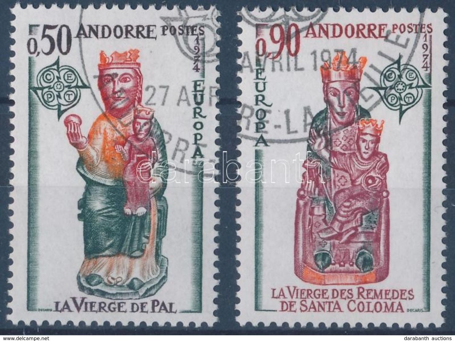 O 1974 Europa CEPT Sor Mi 258-259 - Altri & Non Classificati