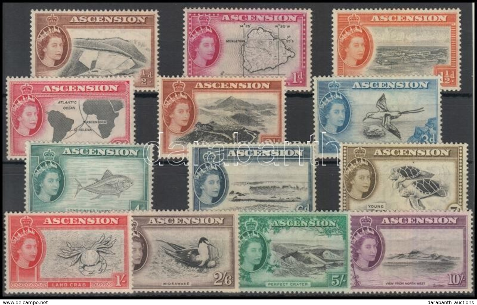 * 1956 Forgalmi Sor / Definitive Set Mi 62-74 - Other & Unclassified