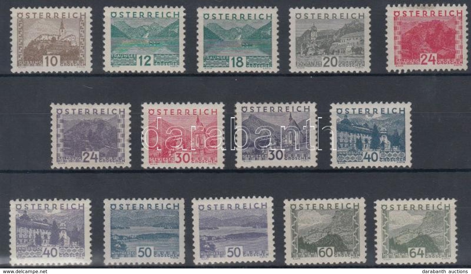 * 1932 Forgalmi Sor Mi 530-543 - Altri & Non Classificati