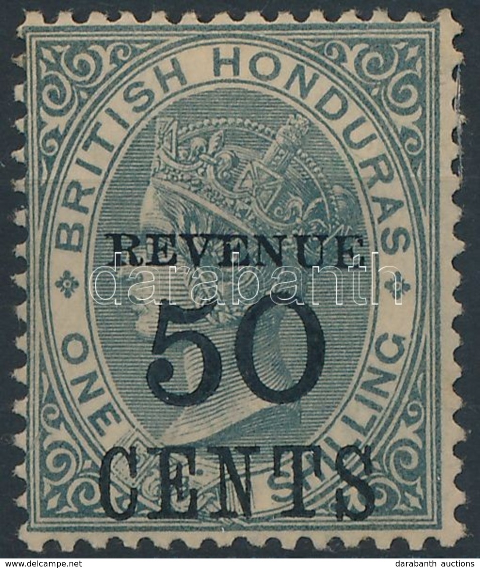 * Brit Honduras 1899 Forgalmi Bélyeg Felülnyomással Mi 43 II - Other & Unclassified