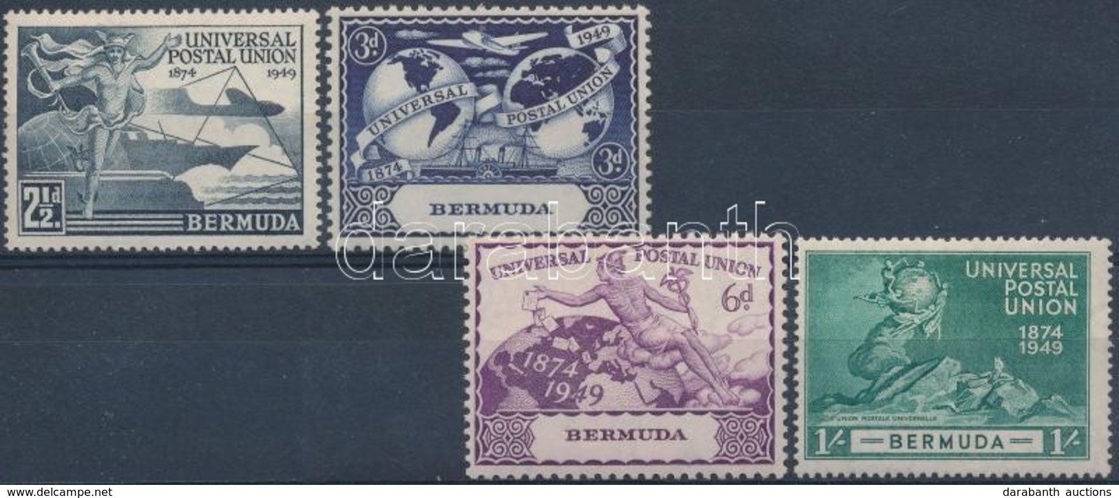 ** 1949 75 éves Az UPU Sor Mi 125 - 128 - Other & Unclassified