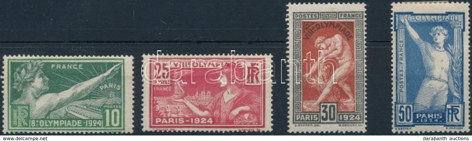 * 1924 Olimpiai Játékok, Párizs Sor Mi 169-172 - Altri & Non Classificati