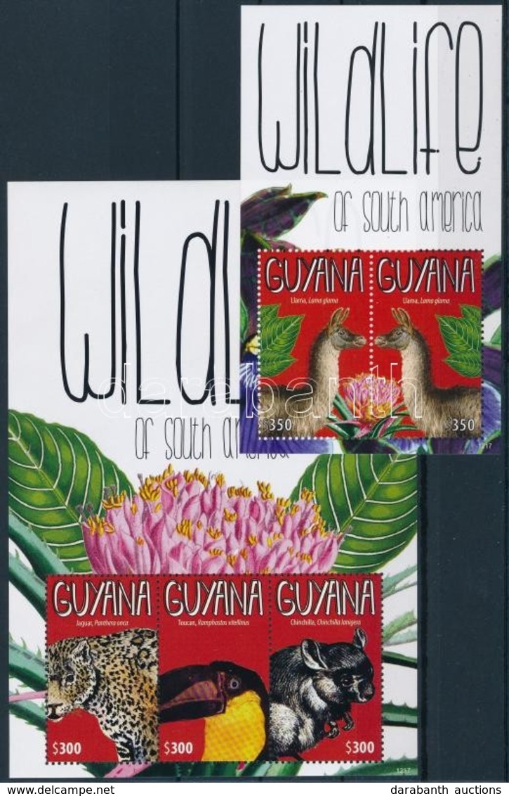 ** 2012 Dél-Amerikai Vadon élő állatok Kisív + Blokk Mi 8330-8332 + 858 - Sonstige & Ohne Zuordnung