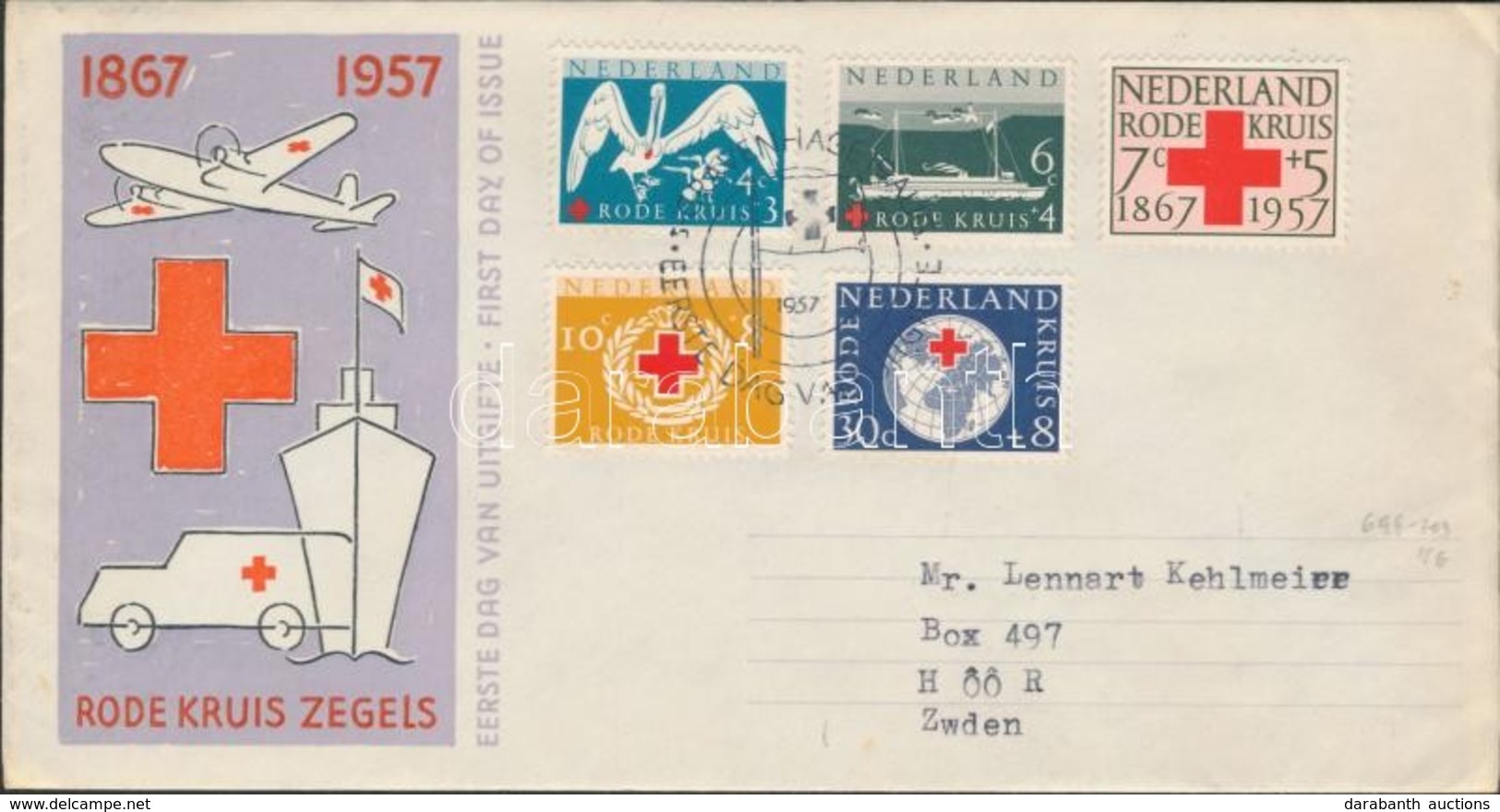 1957-1959 10 Klf FDC - Other & Unclassified