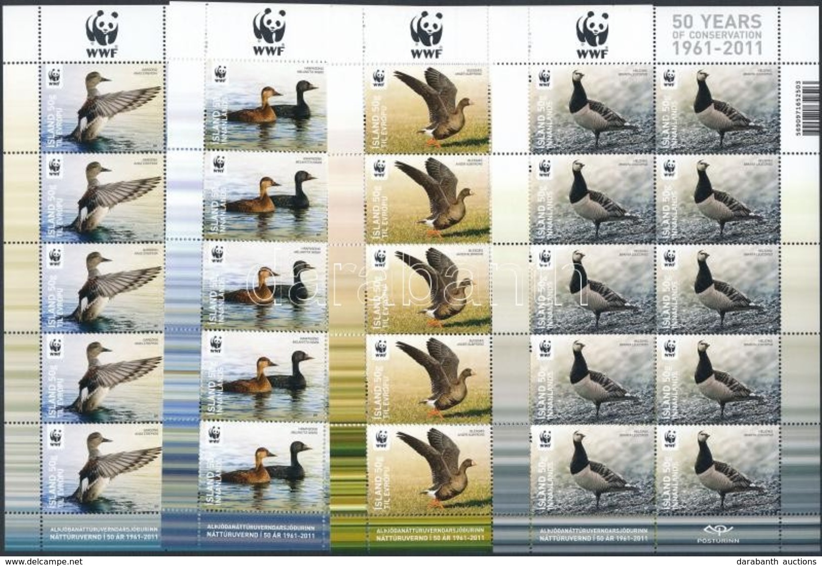 ** 2011 WWF: Madarak Kisívsor Mi 1298-1301 - Other & Unclassified