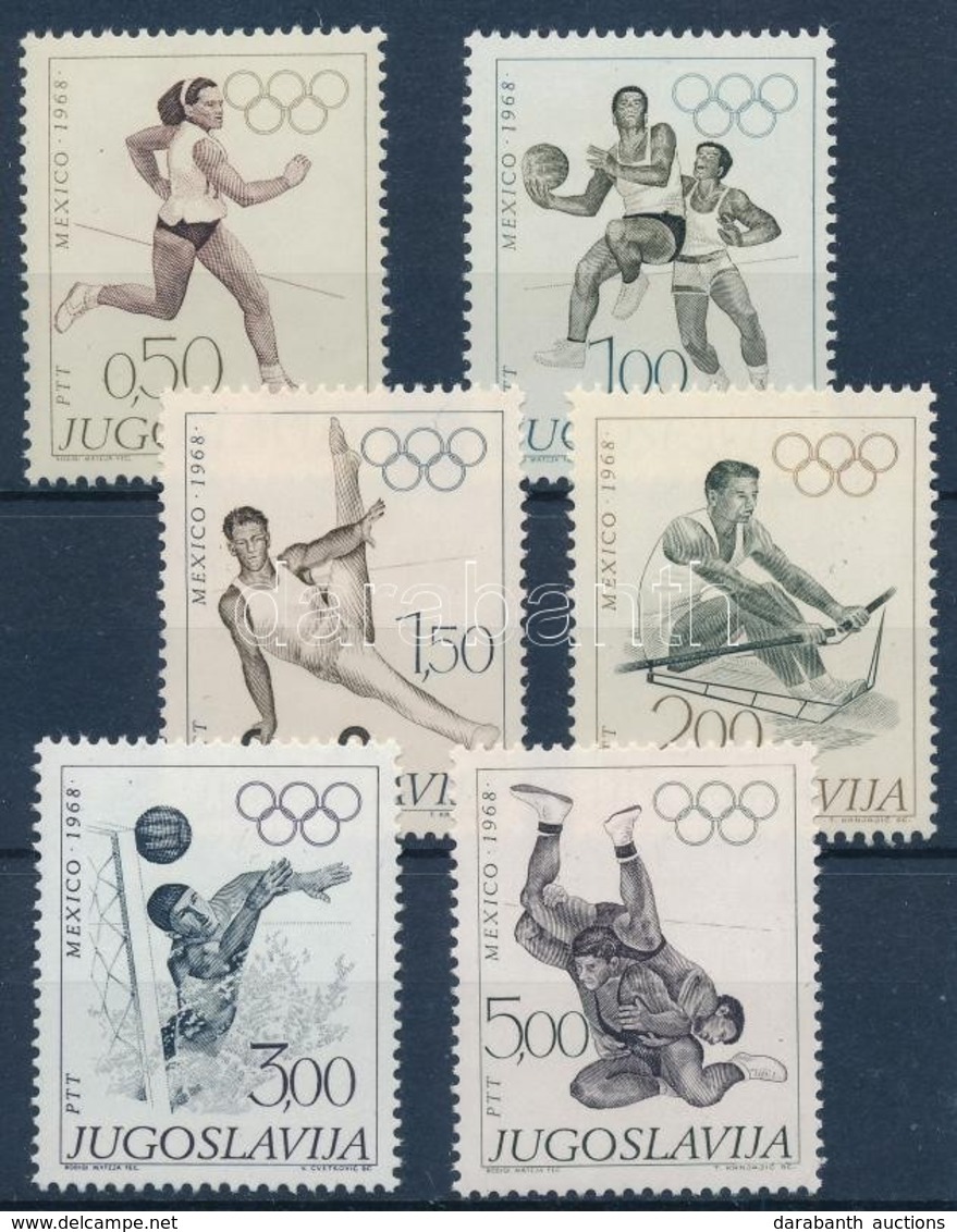 ** 1968 Olimpia Sor Mi 1290-1295 - Other & Unclassified