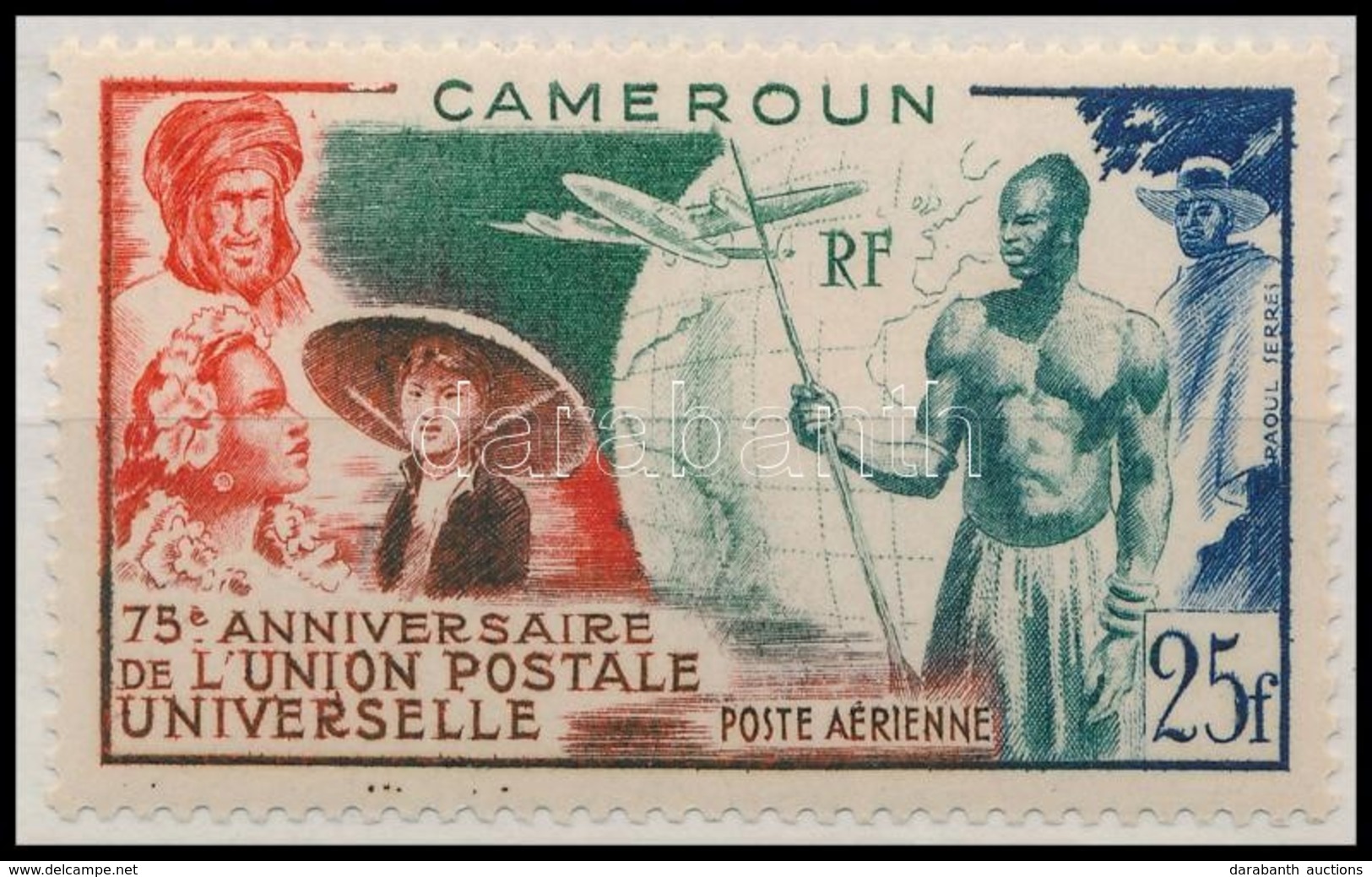 ** 1949 75 éves Az UPU Mi 300 - Altri & Non Classificati