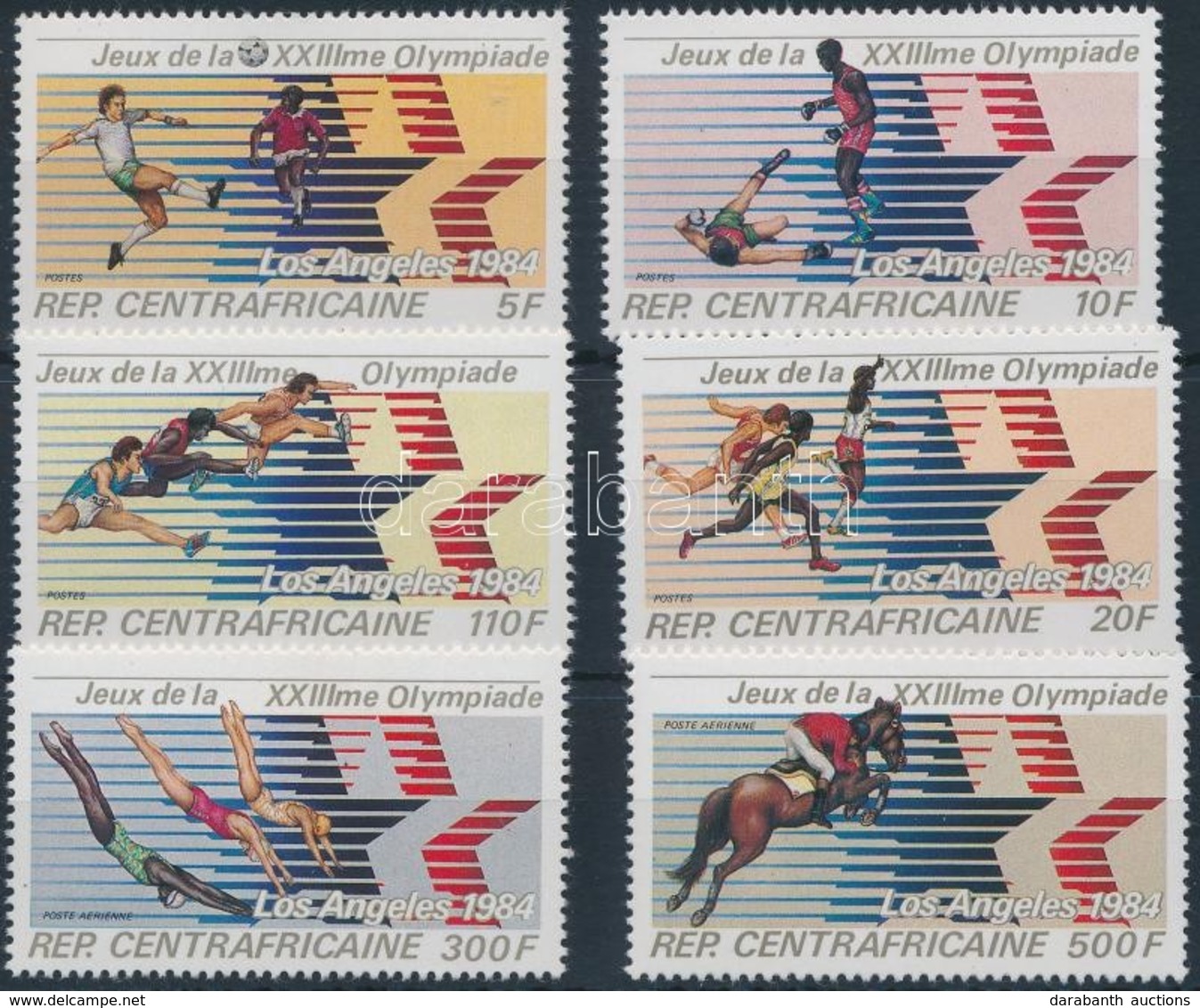 ** 1982 Los Angeles-i Olimpia Sor Mi 852-857 - Other & Unclassified