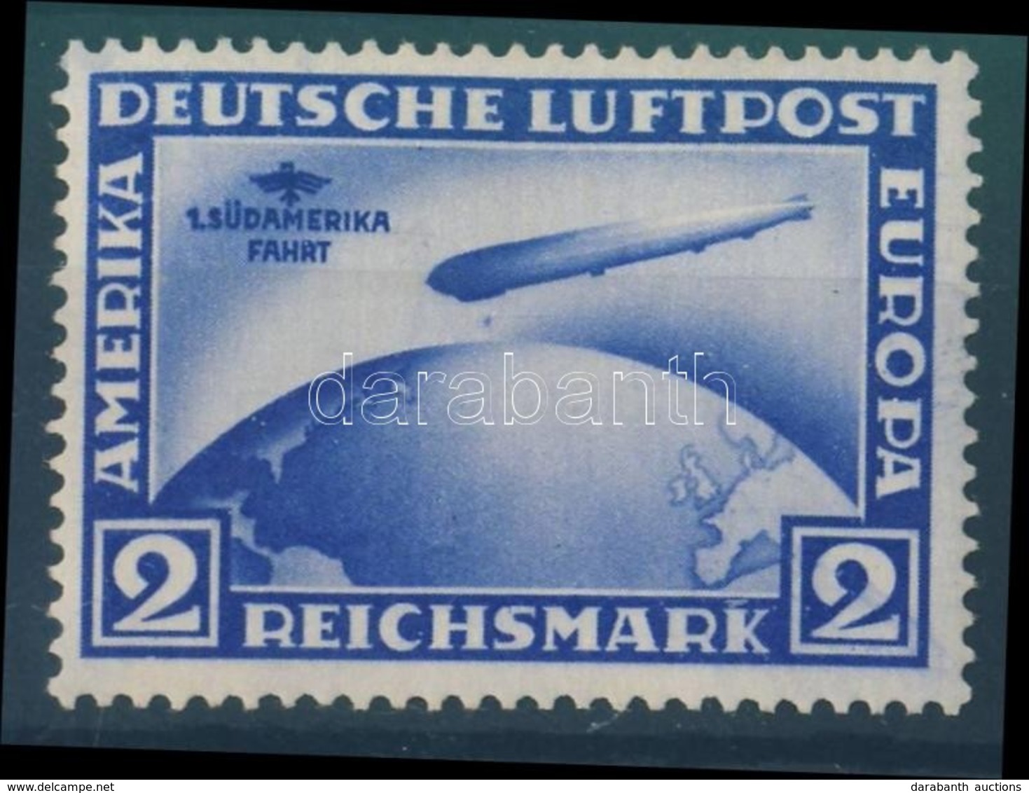 ** 1930 Zeppelin Südamerikafahrt 2RM Mi 438Y - Other & Unclassified