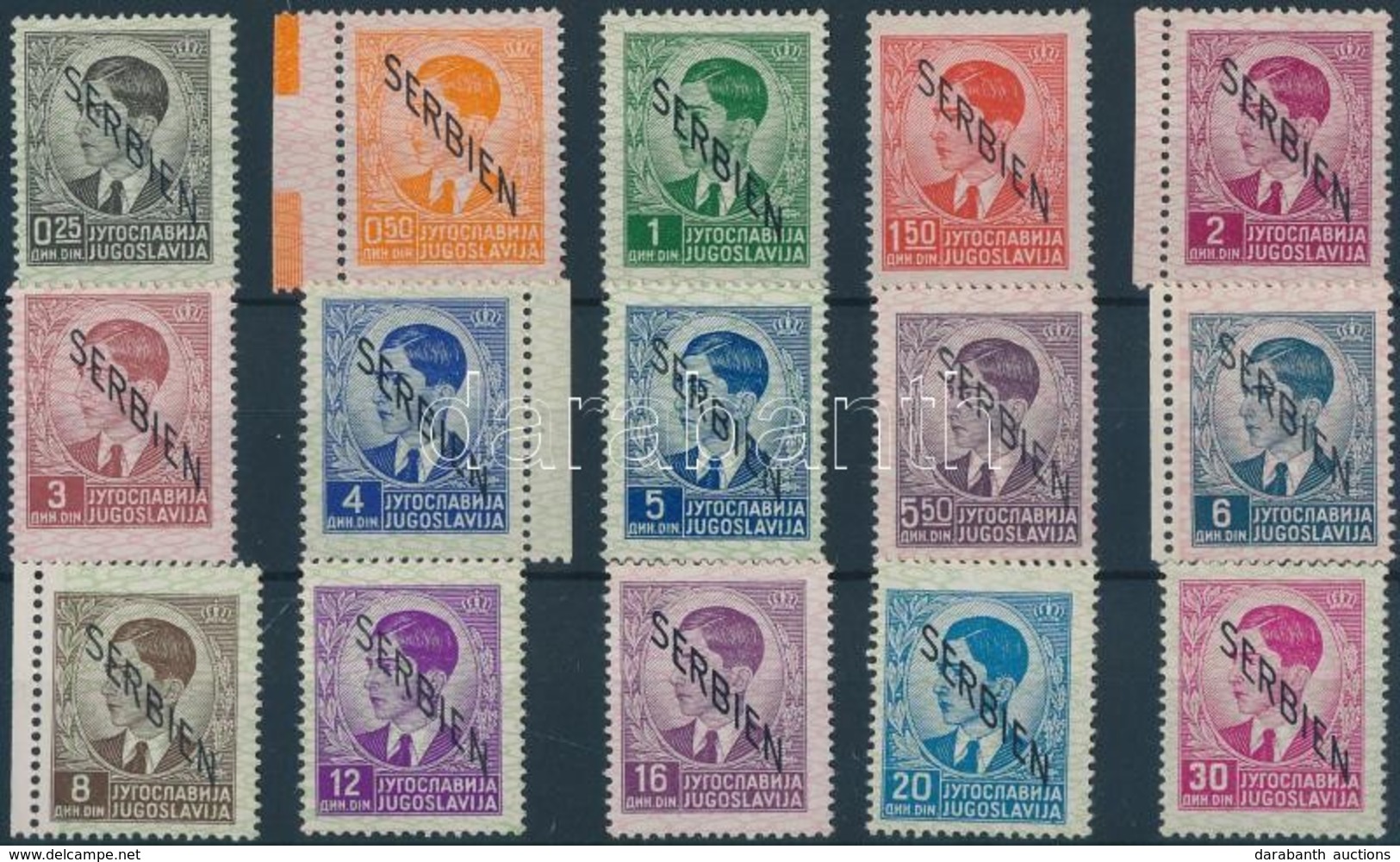 ** Szerbia 1941 Mi 1-15 - Other & Unclassified