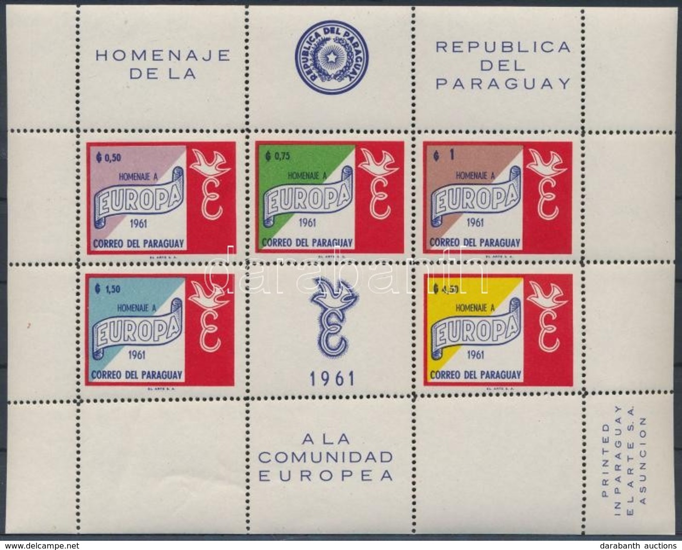 ** 1961 Egyesült Európa Blokk Mi 14 - Other & Unclassified