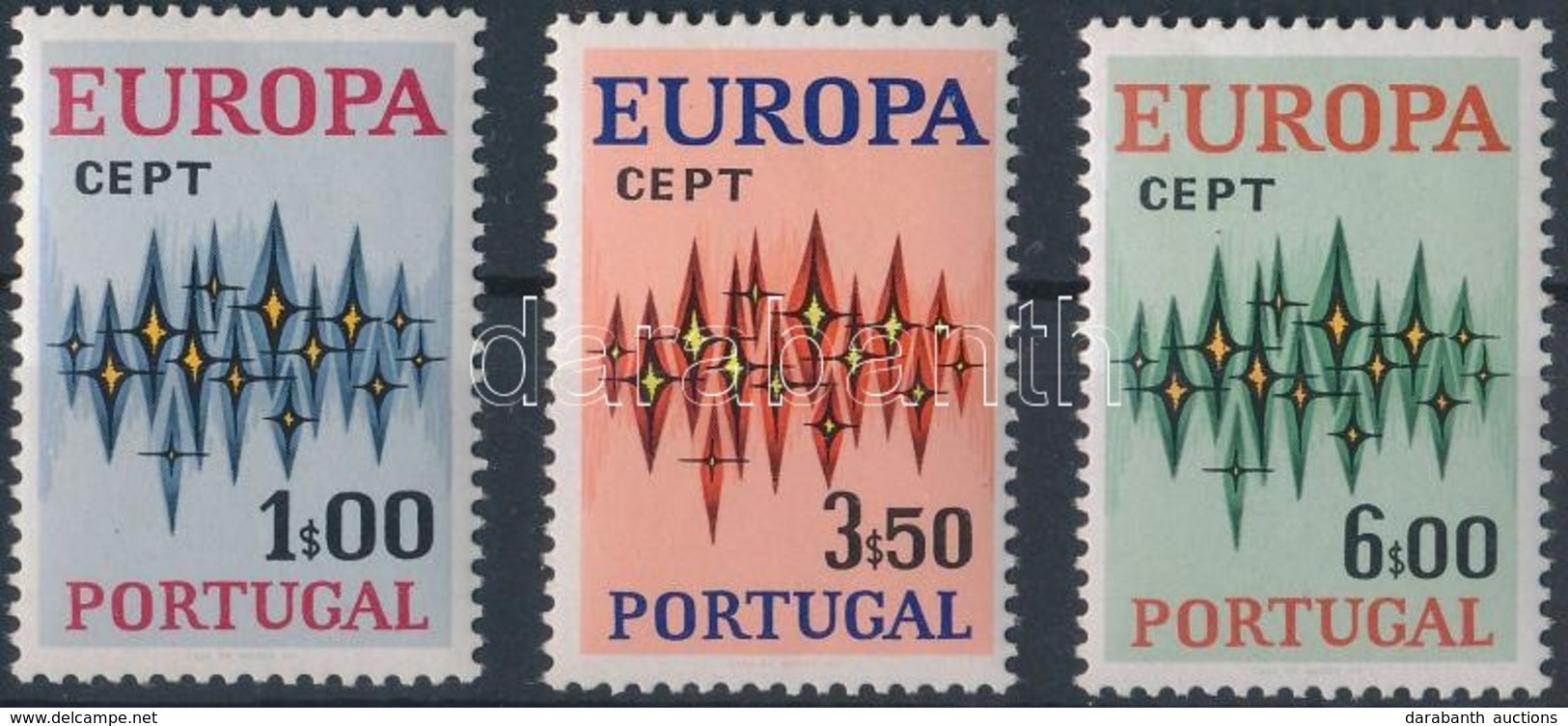 ** 1972 Europa CEPT Sor Mi 1166-1168 - Altri & Non Classificati