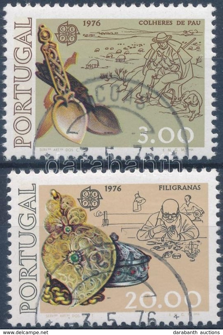 O 1976 Europa CEPT: Kézművesség Sor Mi 1311-1312 - Altri & Non Classificati