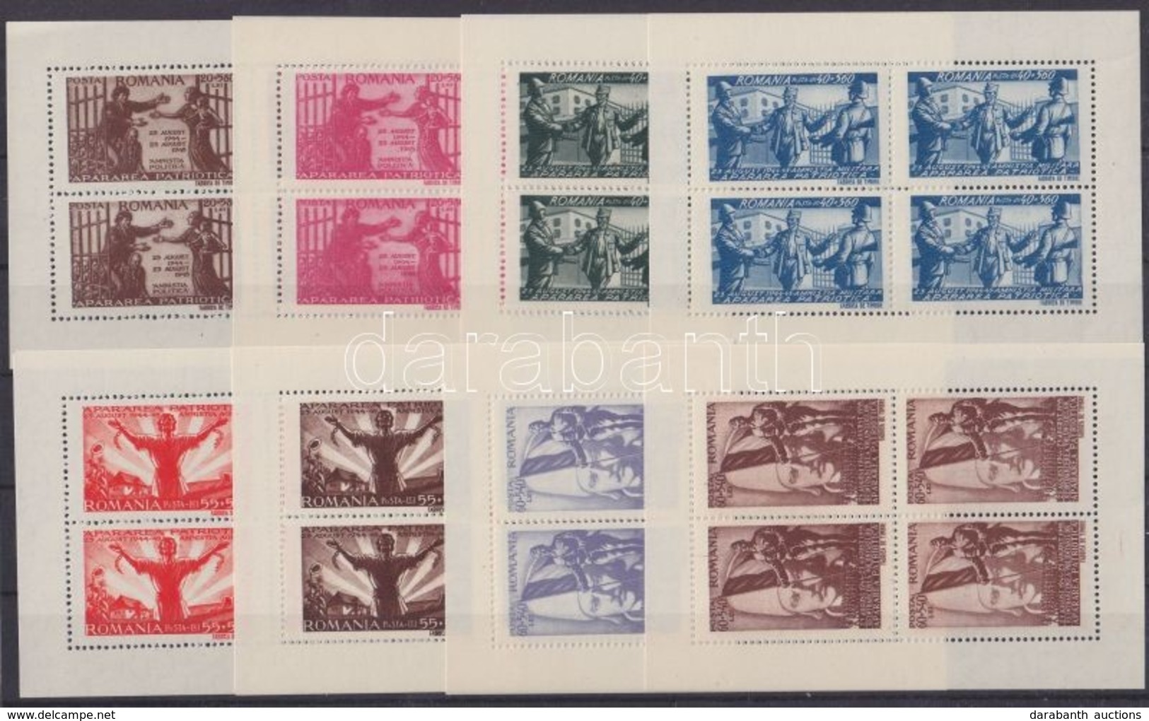 ** (*) 1945 Kommunista Milícia Mi 885-896 X+y Kisívsorok (24 Kisív) / Set Of 24 Minisheets - Otros & Sin Clasificación