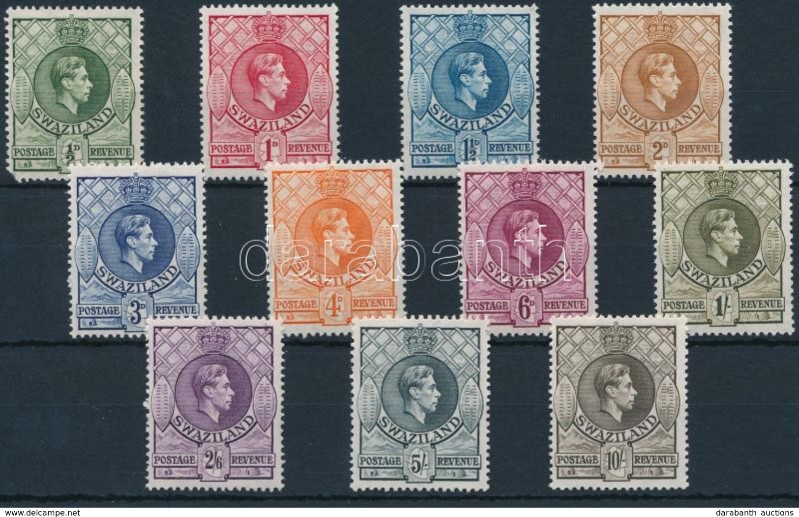 ** 1938 Forgalmi Sor Mi 27C -38 C (1/2 P Sarokhiba/ Missing Corner Below) - Altri & Non Classificati