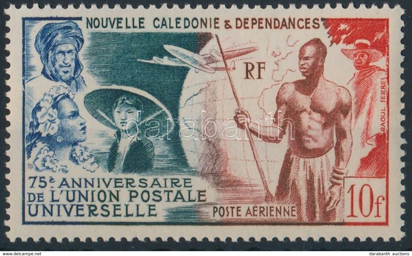 ** 1949 75 éves Az UPU Mi 348 - Other & Unclassified