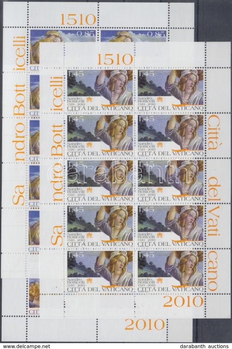 ** 2010 Botticelli Festmények Kisívsor Mi 1661-1663 - Other & Unclassified