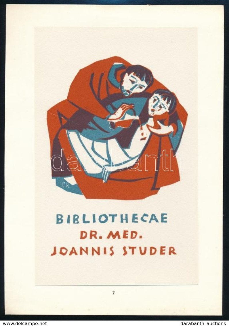 16 Db Külföldi Alkotóktól Származó Ex Libris. Több Művésztől, Különféle Technikákkal, Részben Jelzett / 16 International - Other & Unclassified