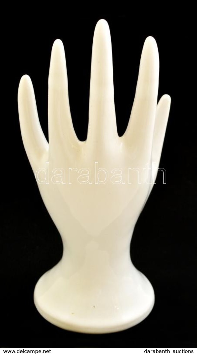 Porcelán ékszertartó Kézfej, Jelzés Nélkül, Hibátlan, M:19 Cm - Other & Unclassified