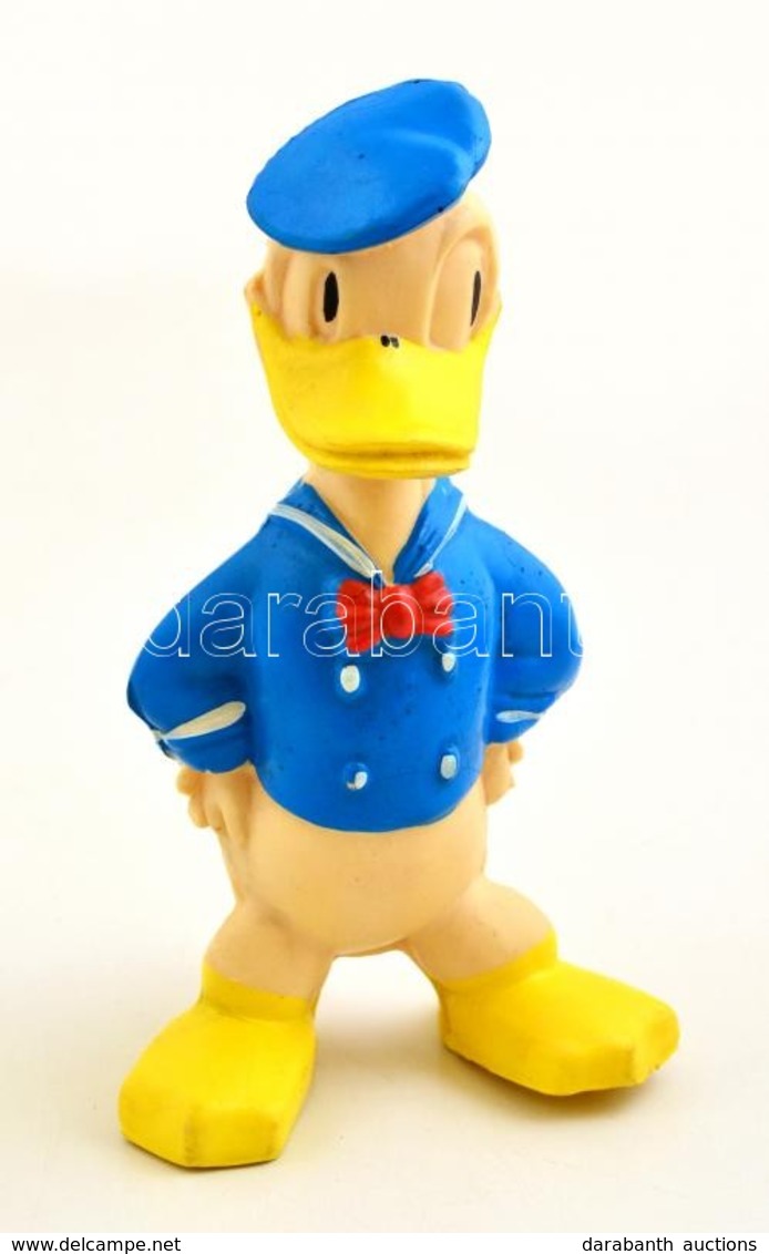 Retro Donald Kacsa Gumi Figura (sípol), M:17 Cm - Other & Unclassified