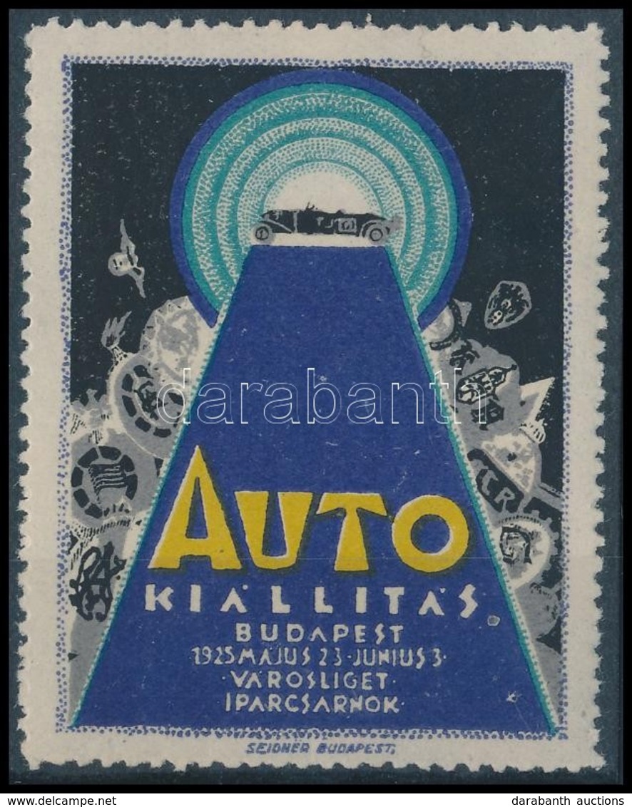 ** 1925 Autó Kiállítás Budapest Iparcsarnok Levélzáró - Non Classificati