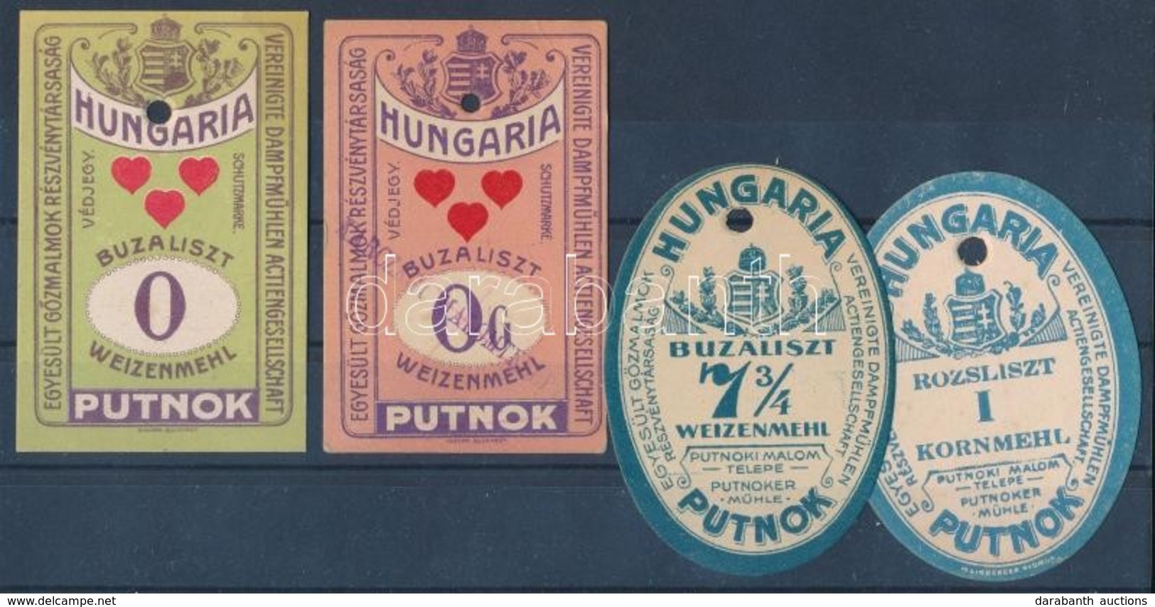 Putnok Hungaria 4 Db Zárjegye - Unclassified