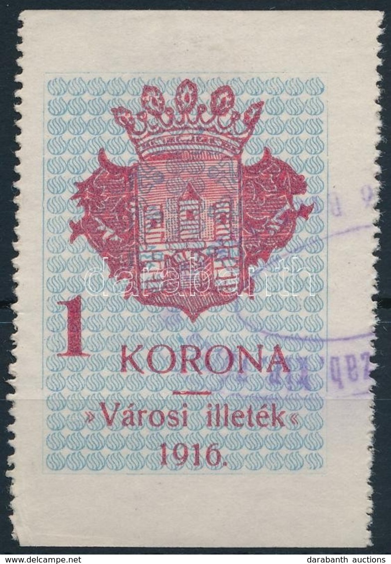 1914 Székesfehérvár Városi Illetékbélyeg 1 Sz. (30.000) - Unclassified