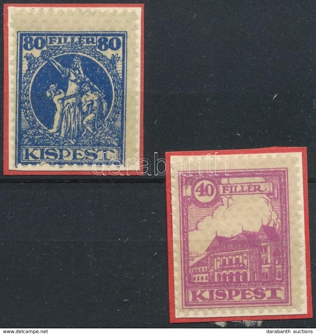 1927 Kispest Forgalmi Adójegy 3-4 Sz. Bélyeg 10 1/2 Fogazással (7.000) - Unclassified