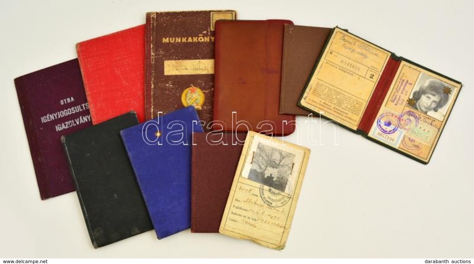 Cca 1910-1960 10 Db Igazolvány és Tagsági Könyv - Unclassified