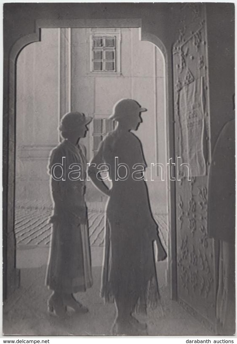 Cca 1932 Kerny István (1879-1963): Plasztikus Kép, Pecséttel Jelzett Vintage Fotóművészeti Alkotás, 23,5x16,5 Cm - Altri & Non Classificati