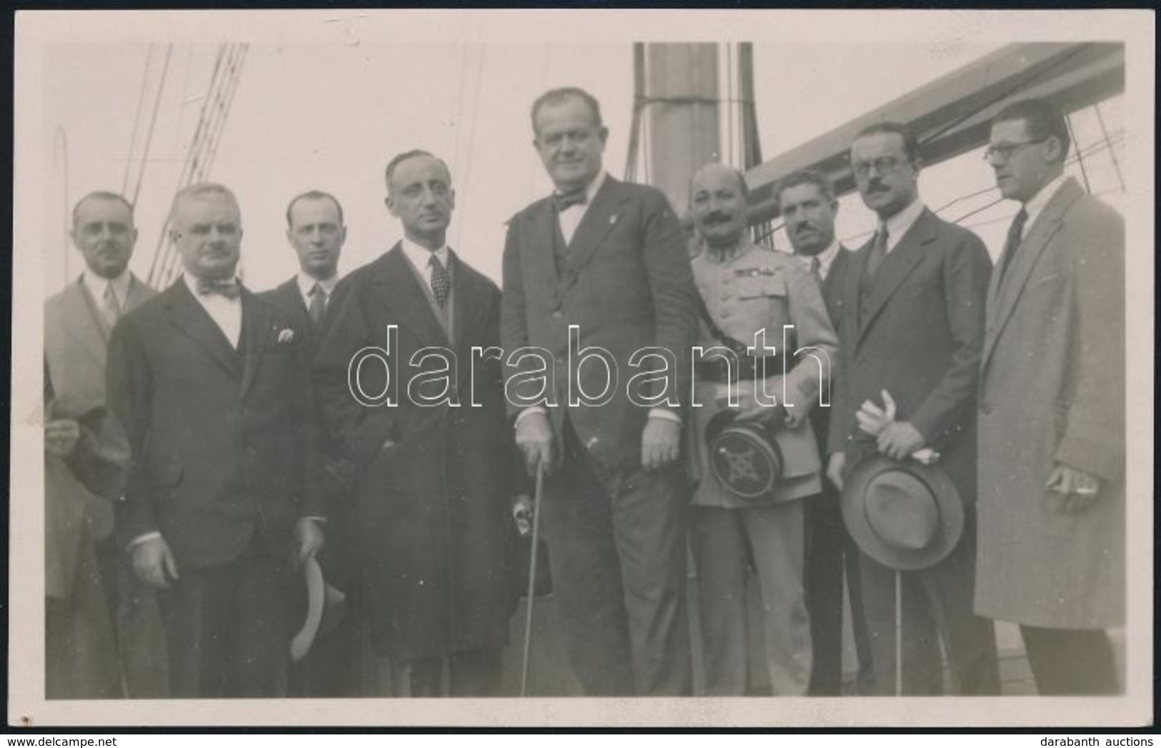 1927 Gróf Perrone Di San Marino Olasz Katonai Attasé, Coraggio Tengerészeti Attasé, Triompli őrgróf, Arlotta Olasz Követ - Other & Unclassified