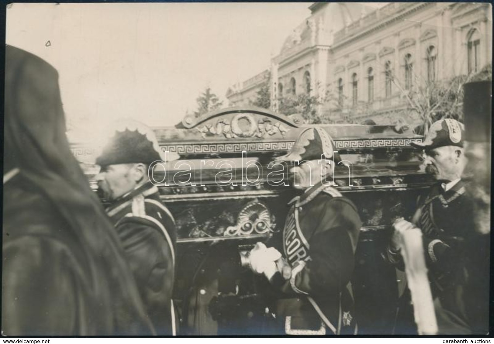 1913 Lukijan Bogdanović (1867-1913) Temetése Karlócán. 3 Db Korabeli Sajtófotó, Hozzátűzött Szöveggel / 1914 Funeral Of  - Other & Unclassified