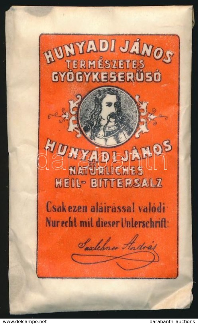 Cca 1910 Hunyadi János Természetes Gyógykeserűsó, Bontalan Csomag - Pubblicitari