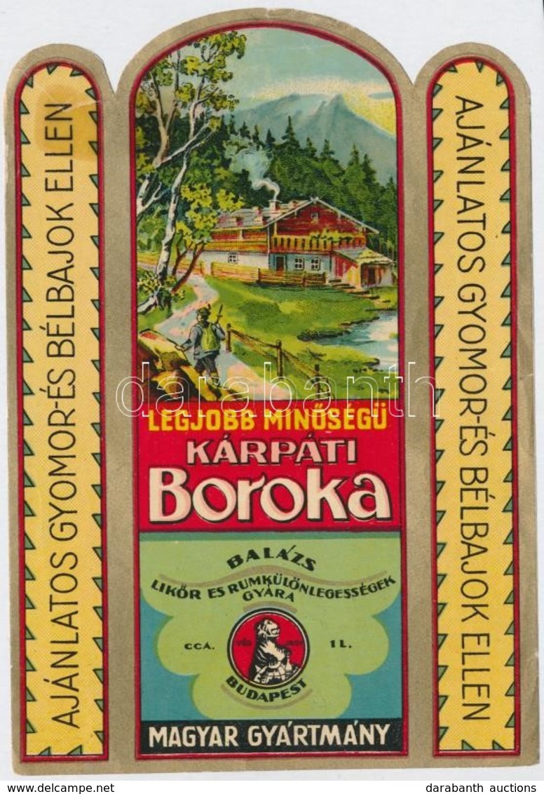 Cca 1910 Kárpáti Boróka Reklámcédula - Advertising