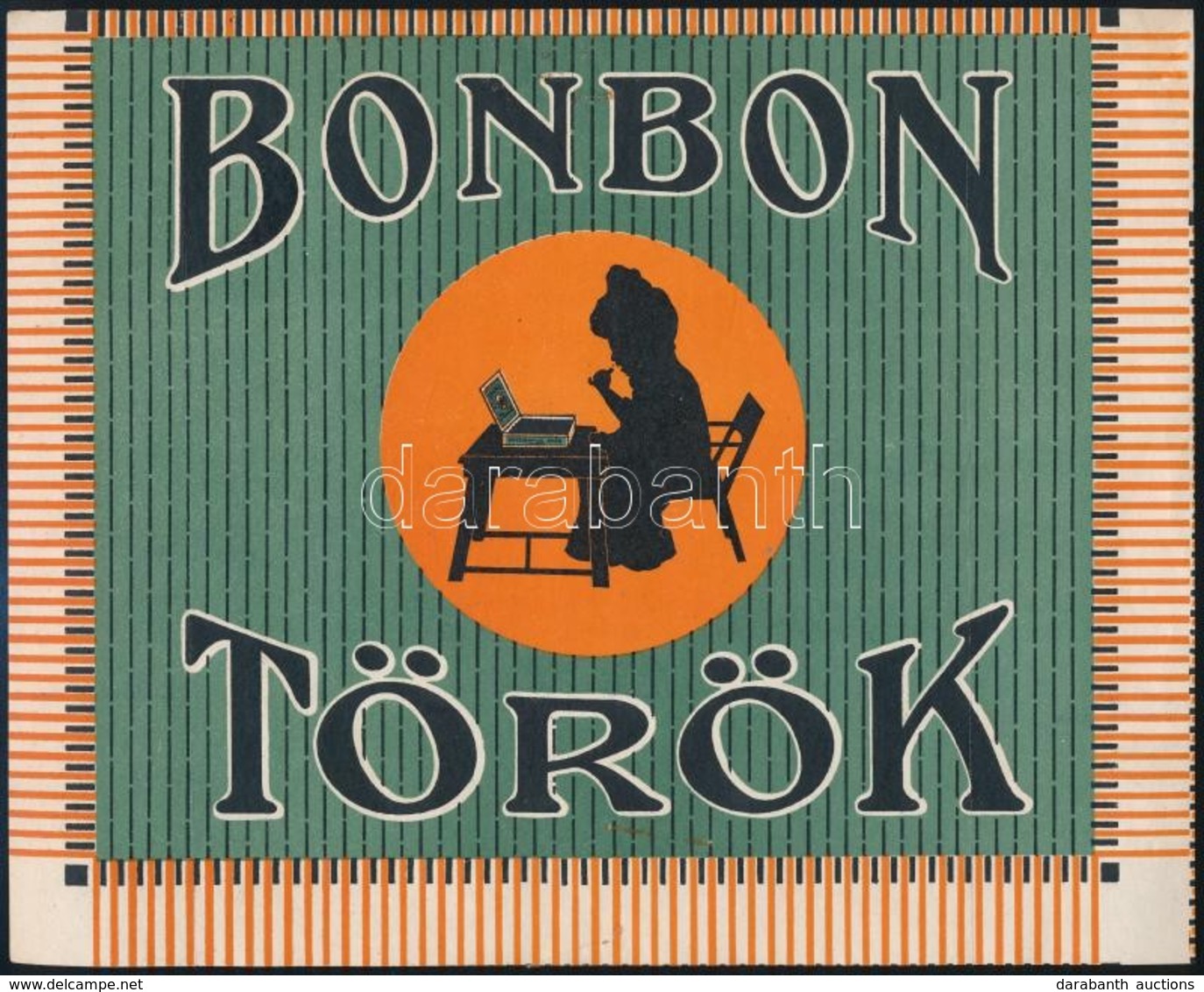 Cca 1900-1910 Török Bonbon Csomagolópapír, 20x24 Cm. - Advertising