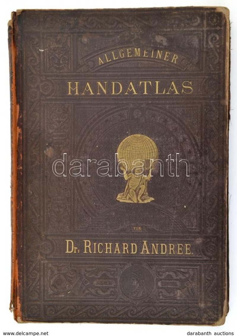 1881 Richard Andree's Allgemeiner Handatlas In Sechsundachtzig Karten Mit Erläutern Text. Bielefeld & Leipzig, 1881, Vel - Other & Unclassified