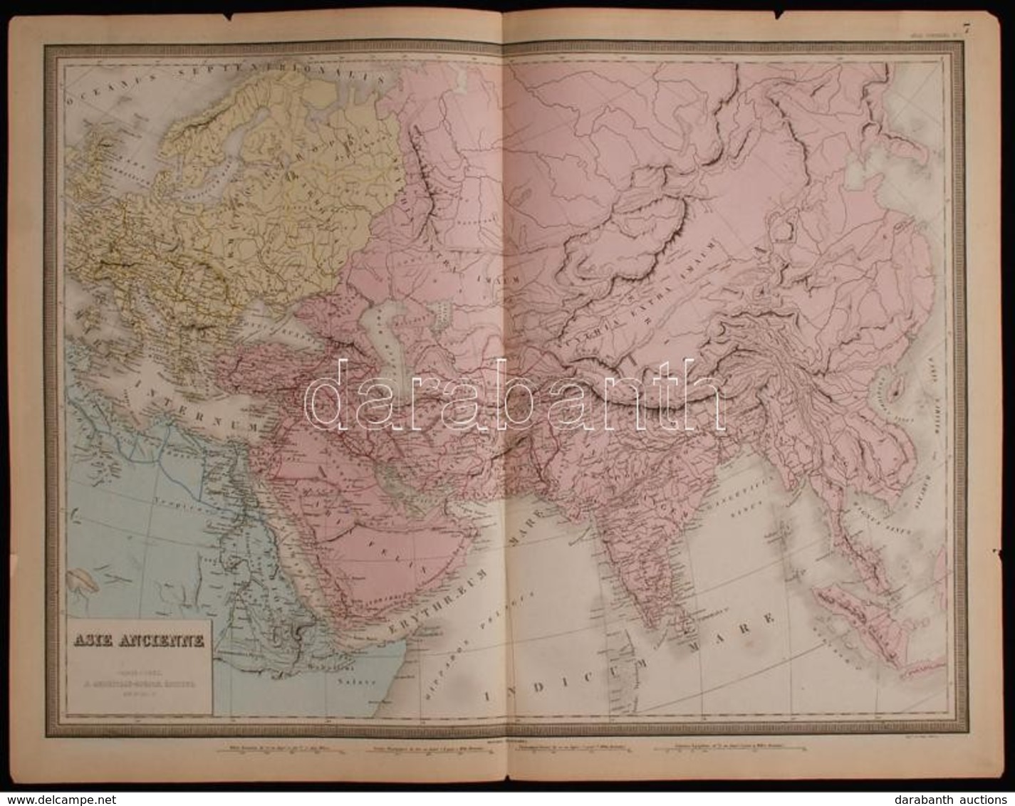 1861 E. Andriveau-Goujon: Ázsia Nagyméretű Térképe Színezett Acélmetszet /
1861 E. Andriveau-Goujon: Etched Map Of Asia. - Altri & Non Classificati