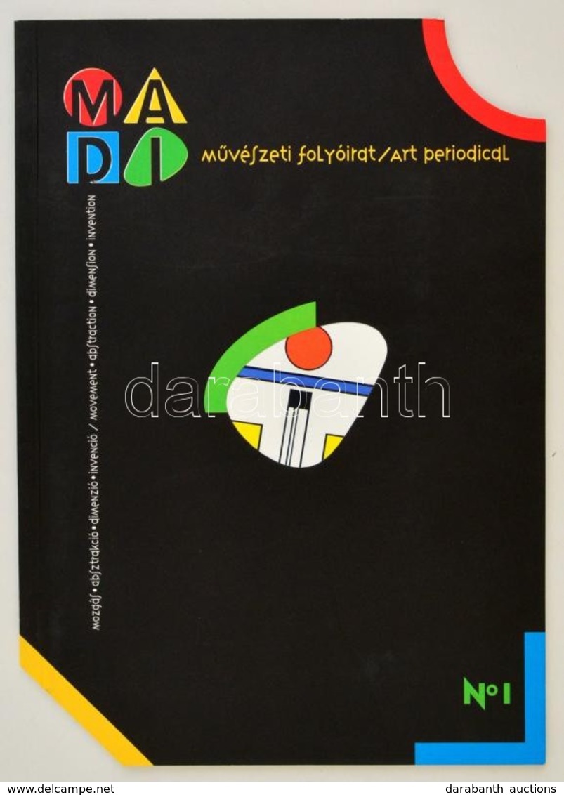 1998 A MADI Művészeti Folyóirat 1. évf. 1. Lapszáma, Számos érdekes írással, Papírkötésben - Unclassified