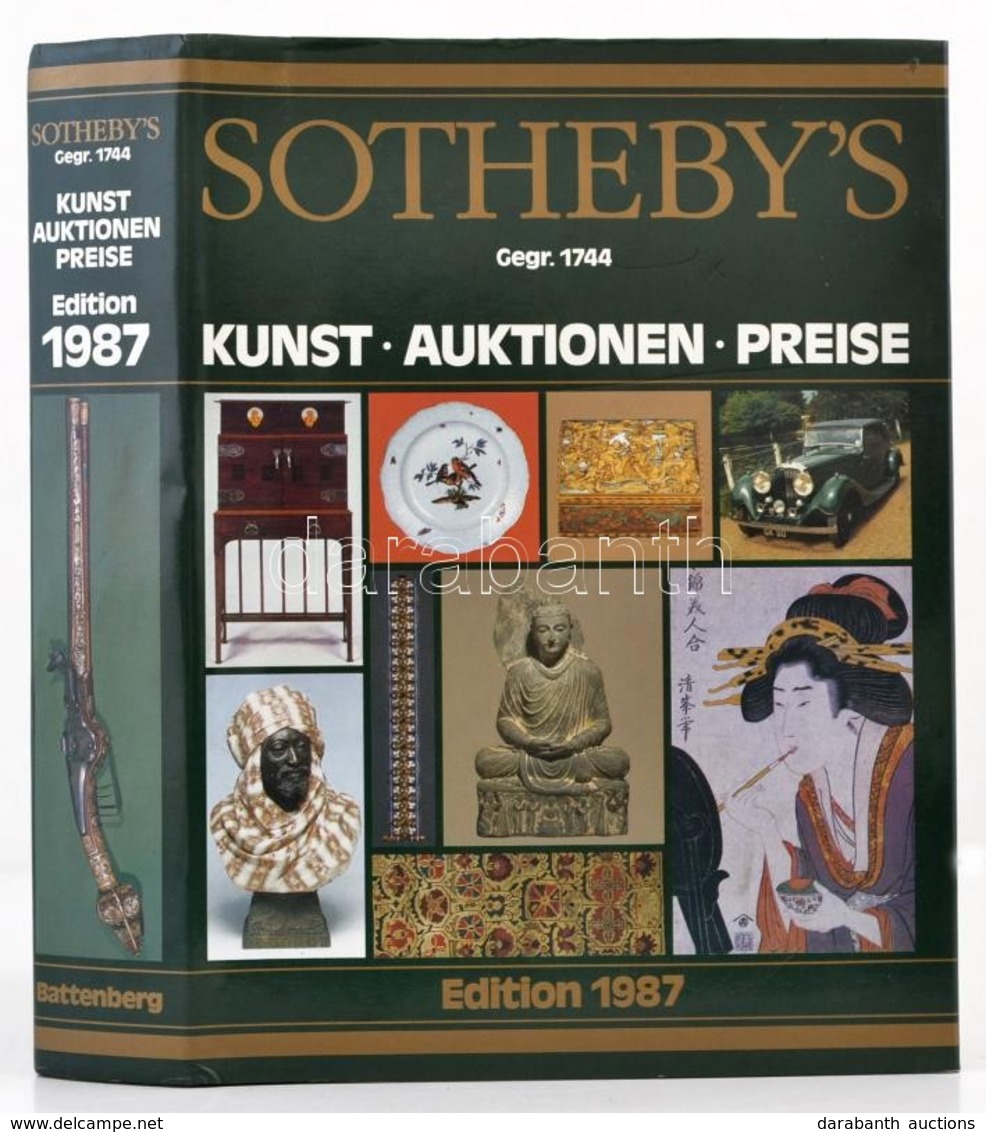 Sotheby's Kunst Auktionen Preise. Ed. 1987. München, 1987, Battenberg. Német Nyelven. Kiadói Egészvászon-kötés, Kiadói P - Non Classificati