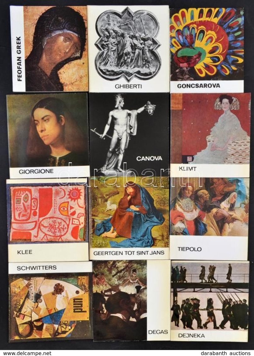 A Művészet Kiskönyvtára Sorozat Kb. 135 Kötete, Benne Külföldi Művészekről Szóló Kiadványokkal, Többségében Jó állapotba - Unclassified