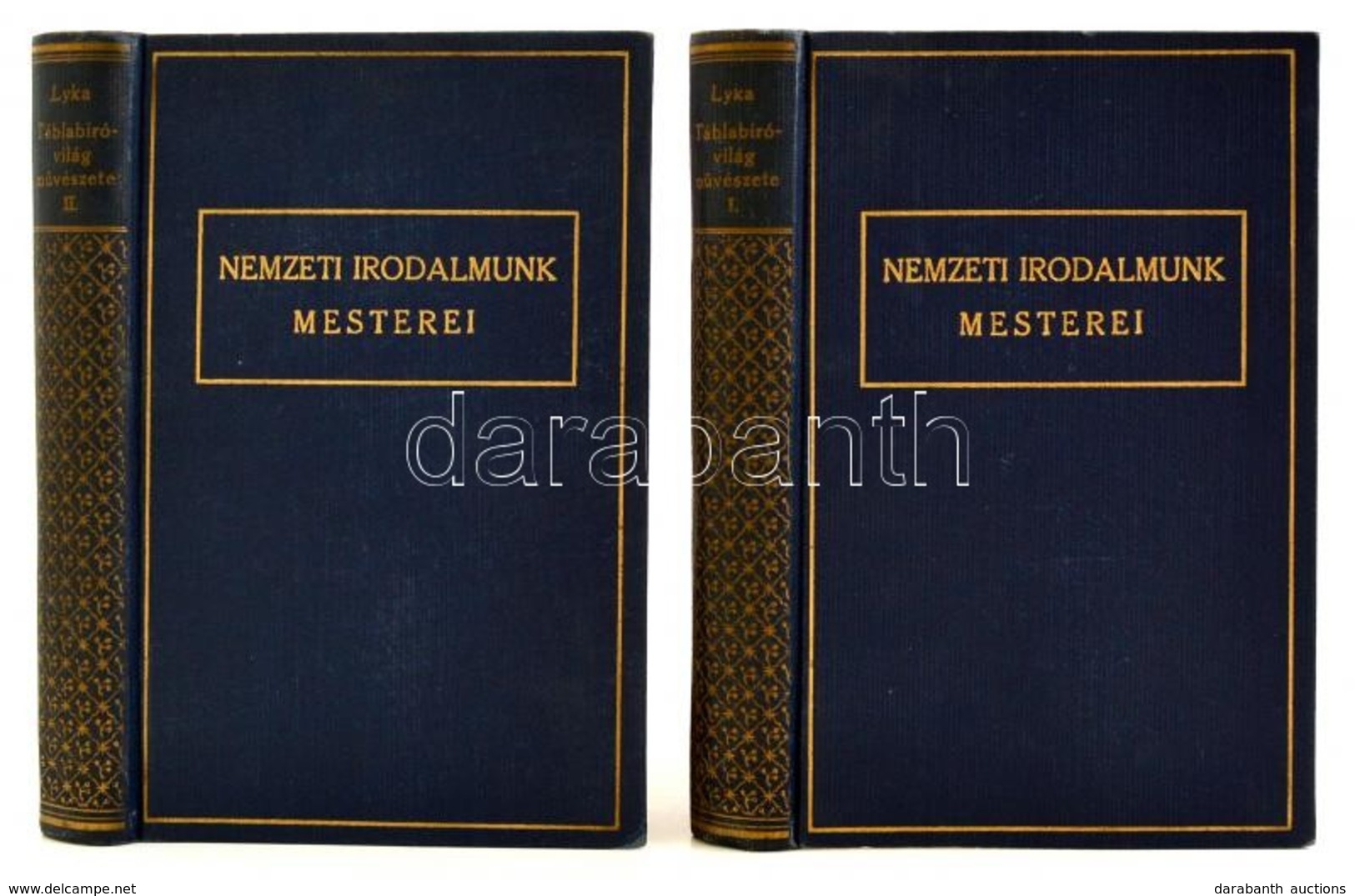 Lyka Károly: A Táblabíró Világ Művészete I-IV. (Két Kötetben.) Nemzeti Irodalmunk Mesterei. Bp., 1922, Singer és Wolfner - Non Classificati